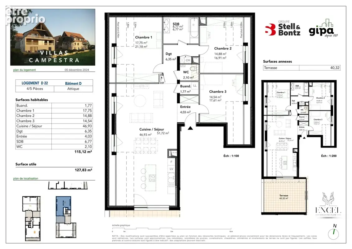 Appartement à BREUSCHWICKERSHEIM