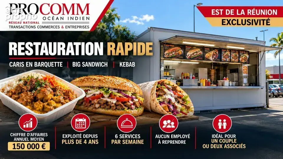 Commerce 50 m² à vendre à Sainte-Marie (97438) - photo 2