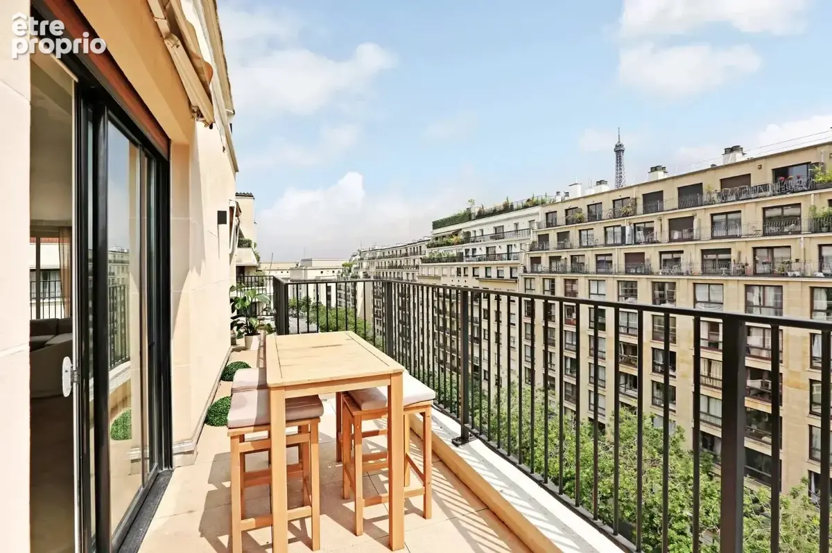 Appartement - terrasse - passy / trocadero - photo 3