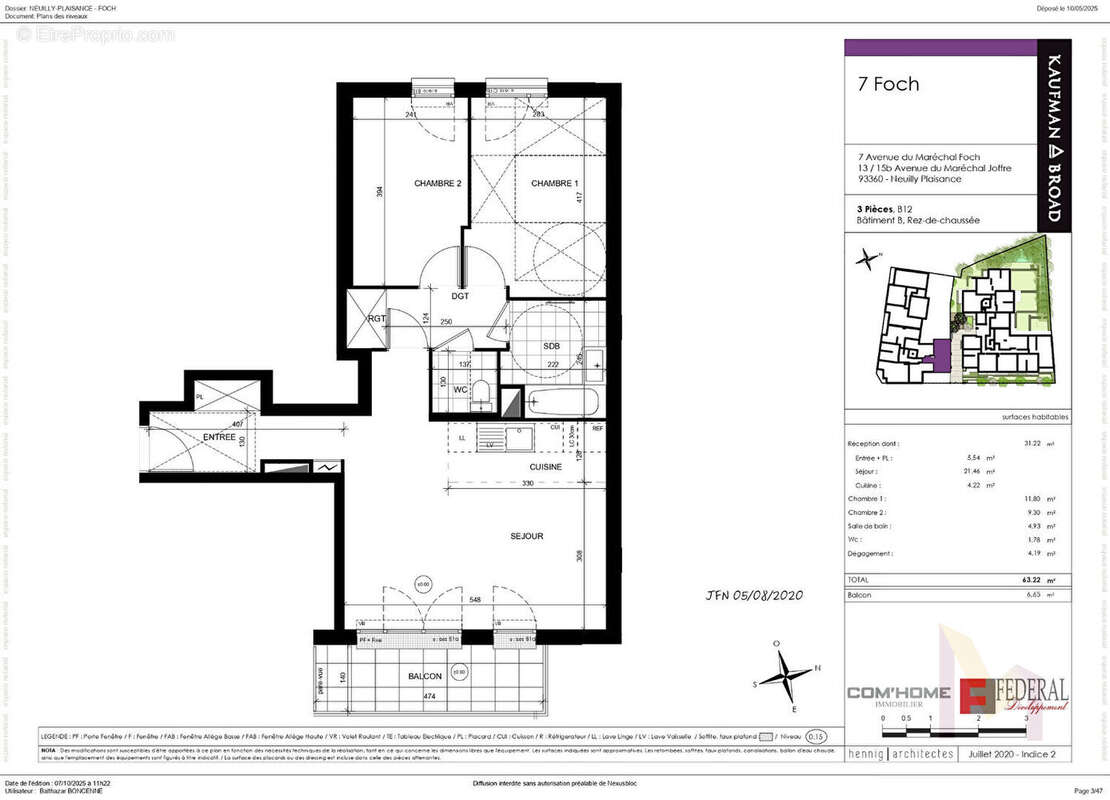 Appartement à NEUILLY-PLAISANCE