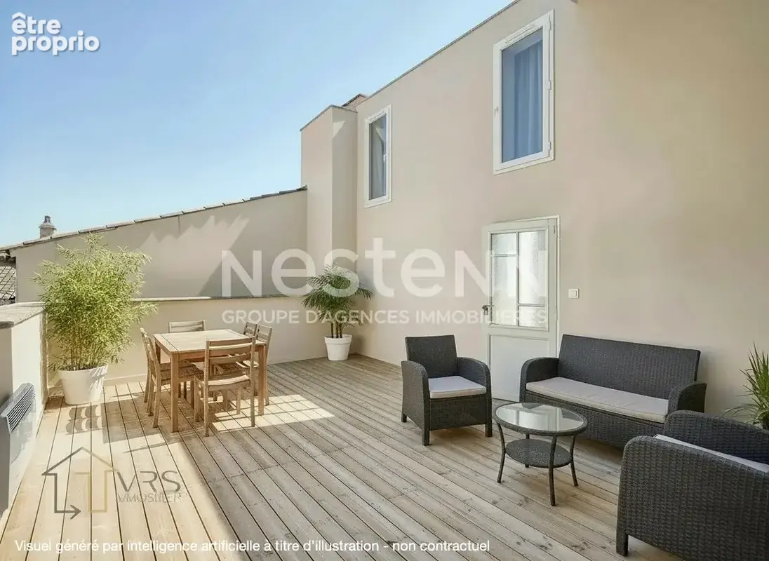 Maison de village de 124 m2 renovée avec patio - photo 18