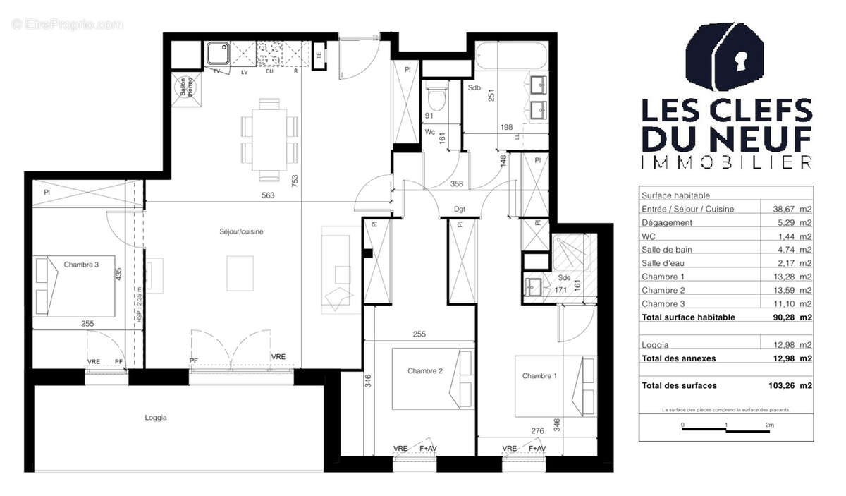 Appartement à TOURNEFEUILLE