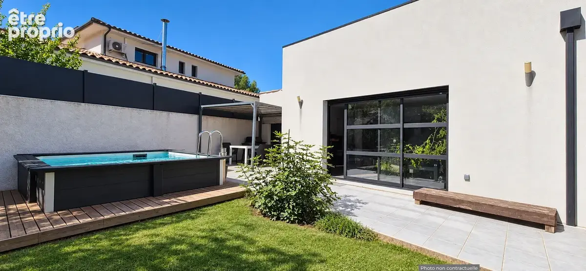 Grabels villa recente t4 de 108m2 terrain 240m2 au calme sans vis a vis - photo 2