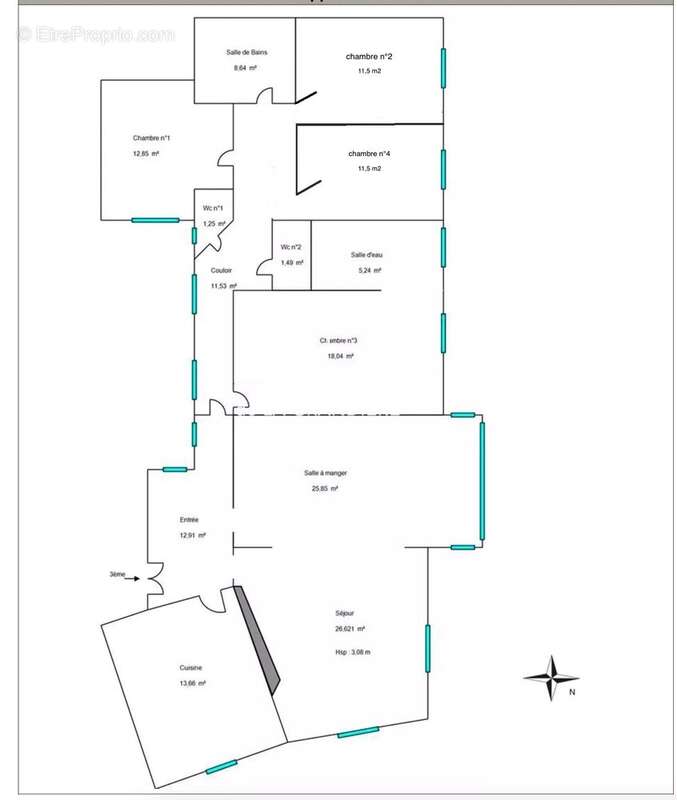Appartement à PARIS-16E
