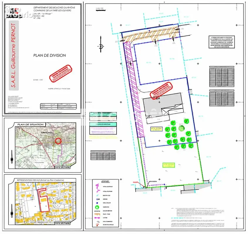 La fare-les-oliviers ? centre village ? terrain à bâtir de 1 020 m² - photo 4