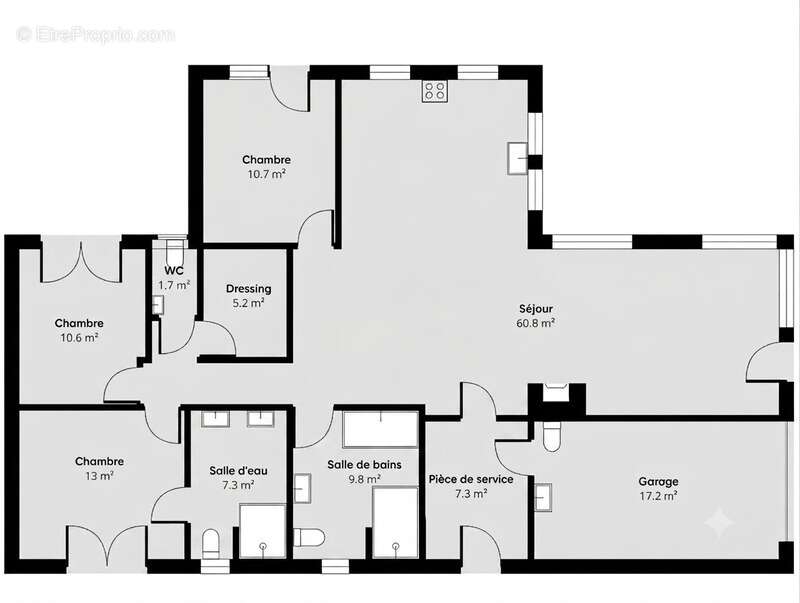 Maison contemporaine de plain-pied de 128 m² à Plouhinec, à proximité immédiate du littoral - photo 14