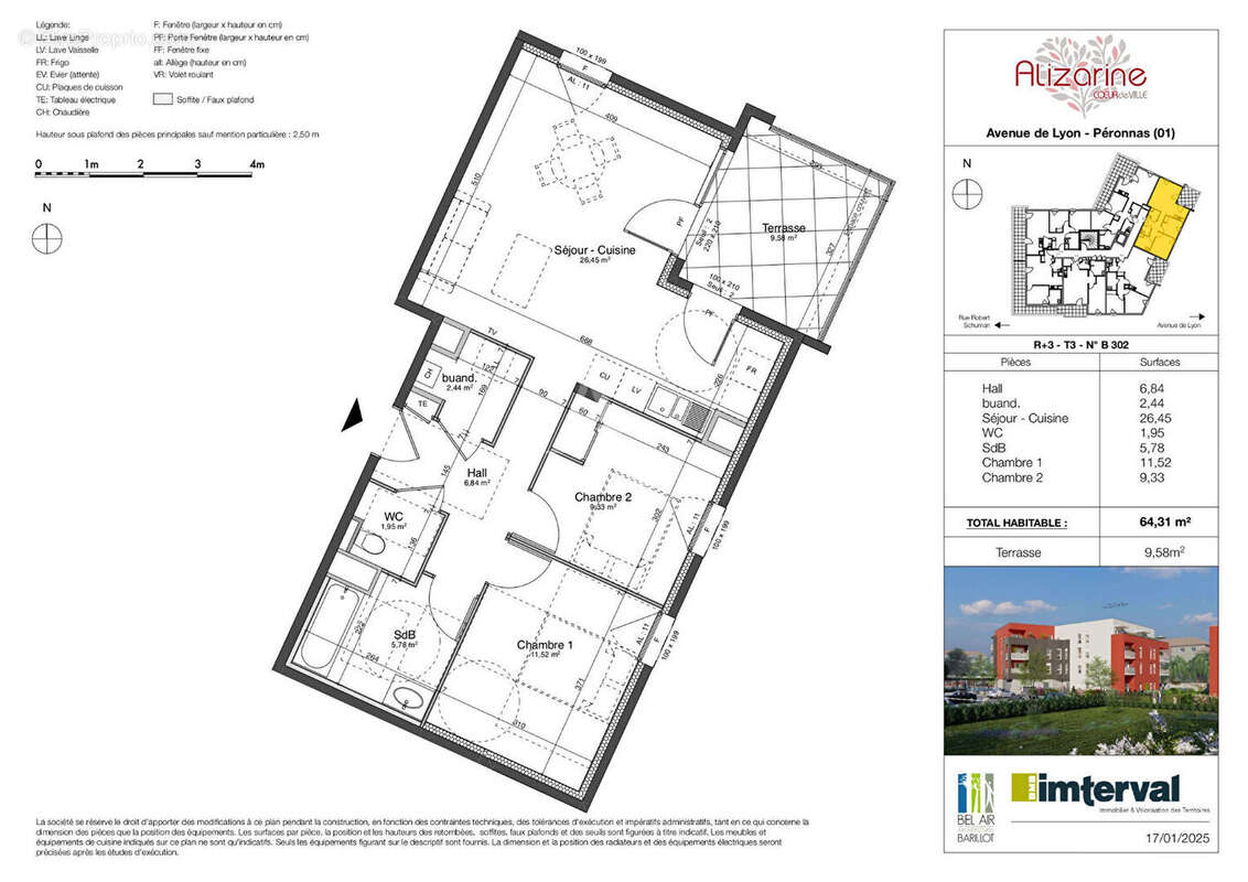 Appartement à PERONNAS