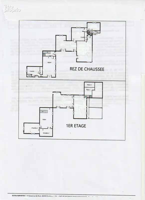 Maison, style Napoléon III, de 153 m2 et une maison de 314 m2 à rénover - photo 2