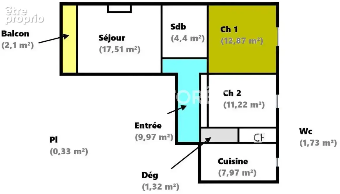 Appartement Courbevoie 3 pièce(s) 67 m2 - photo 16