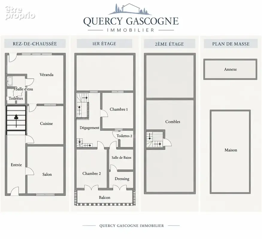 Jolie maison de village de 130m2, située au cœur d'un village tous commerces avec 1 garage et 1 jardin. - photo 16