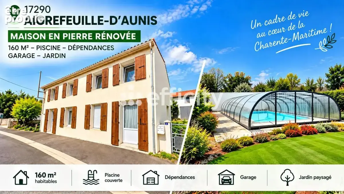 Maison 5 pièces 160 m² à vendre à Aigrefeuille-D'aunis (17290) - photo 1
