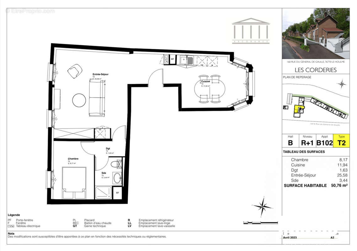 Appartement à LE HOULME