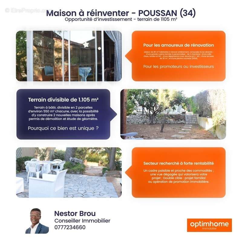 Maison à POUSSAN