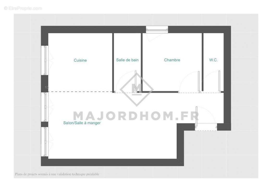 Appartement à MARSEILLE-5E