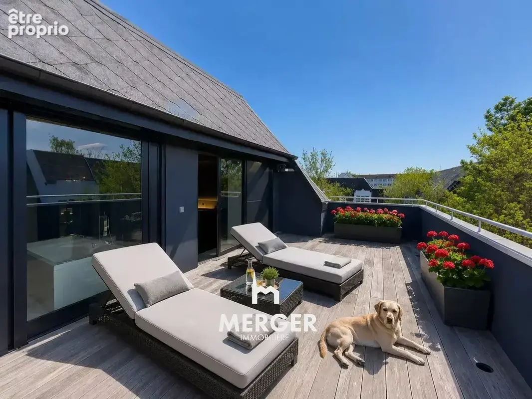 Superbe attique climatise,  65 m² de terrasses - photo 15
