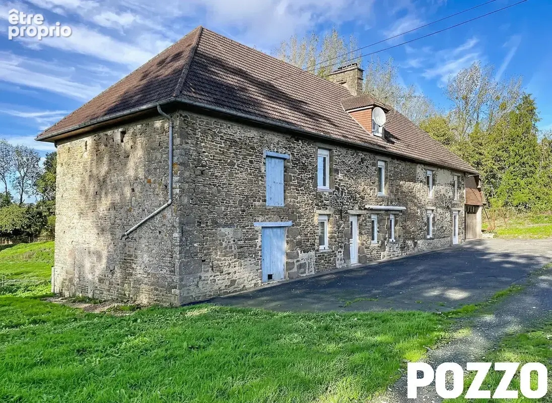A vendre. guilberville. maison  en pierres de 200 m² avec plus de 3 ha et dependances. - photo 1