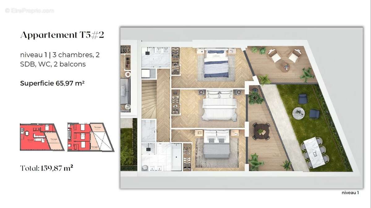 Appartement à SAINT-MAURICE