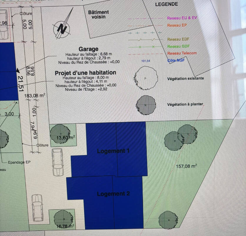 Terrain à FAY-AUX-LOGES