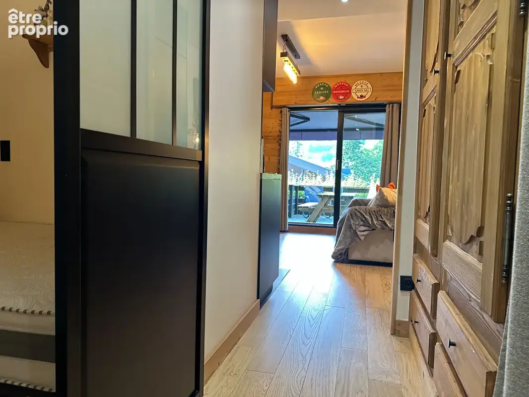 EXCLUSIVITE MEGEVE Appartement  en TBE meublé 1 pièces 30 m² avec grande terrasse. - photo 4