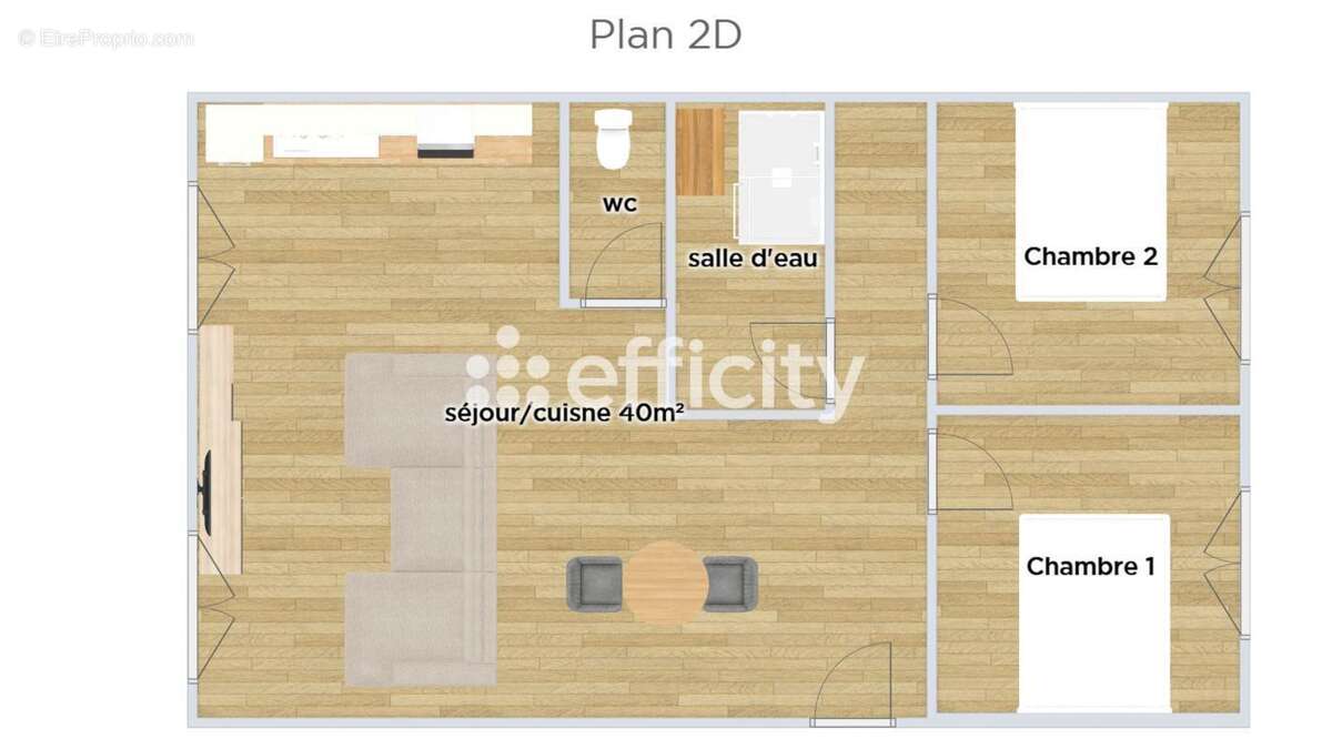 Appartement à SAINT-JEAN-D'ANGELY