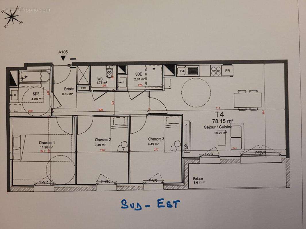 Appartement à WERVICQ-SUD