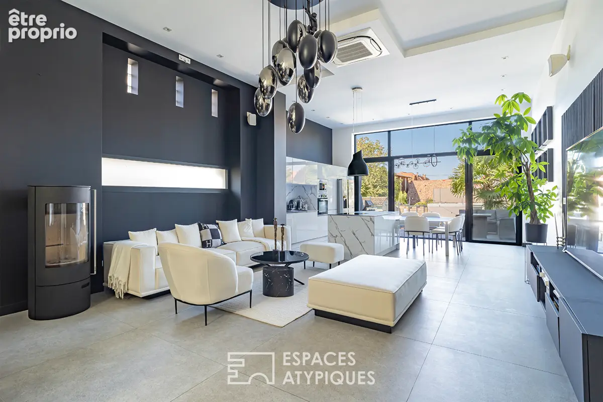 Ancienne grange rénovée esprit loft et son spa de nage - photo 1