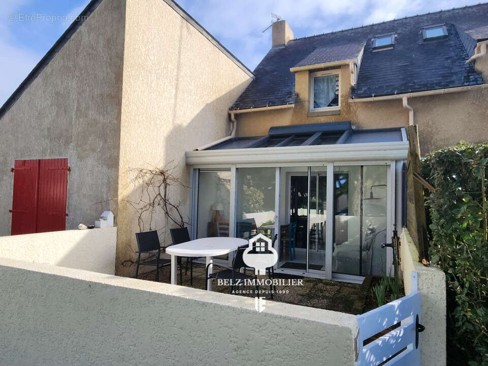 MORBIHAN SUD Proche de la mer et d'Etel Appartement Erdeven 2 pièce(s) en rez-de-jardin av ec véranda et terrasse - photo 7