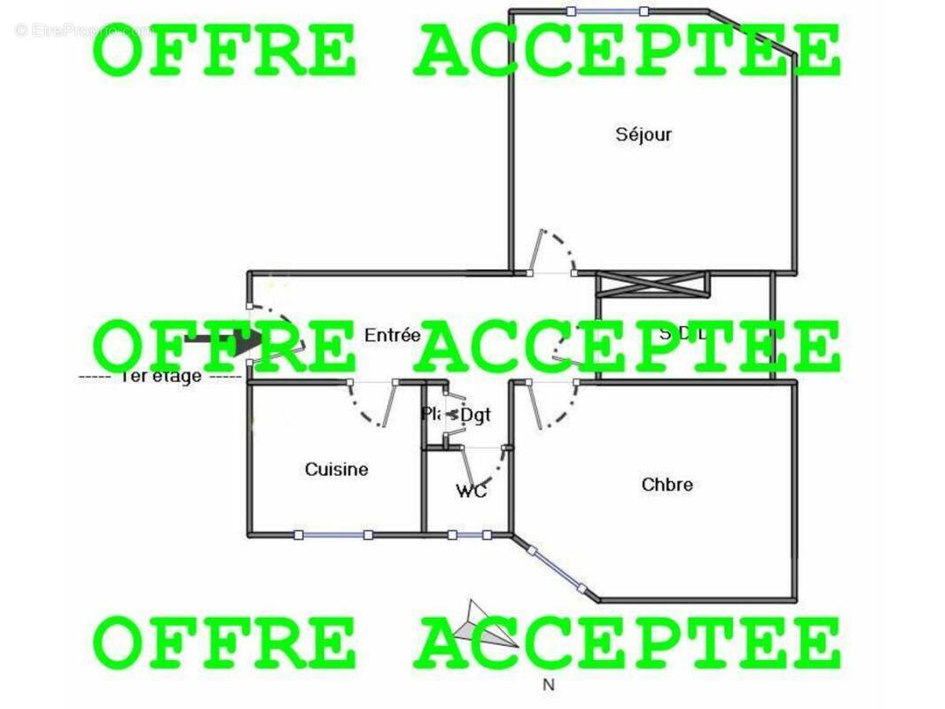 Appartement à PARIS-19E