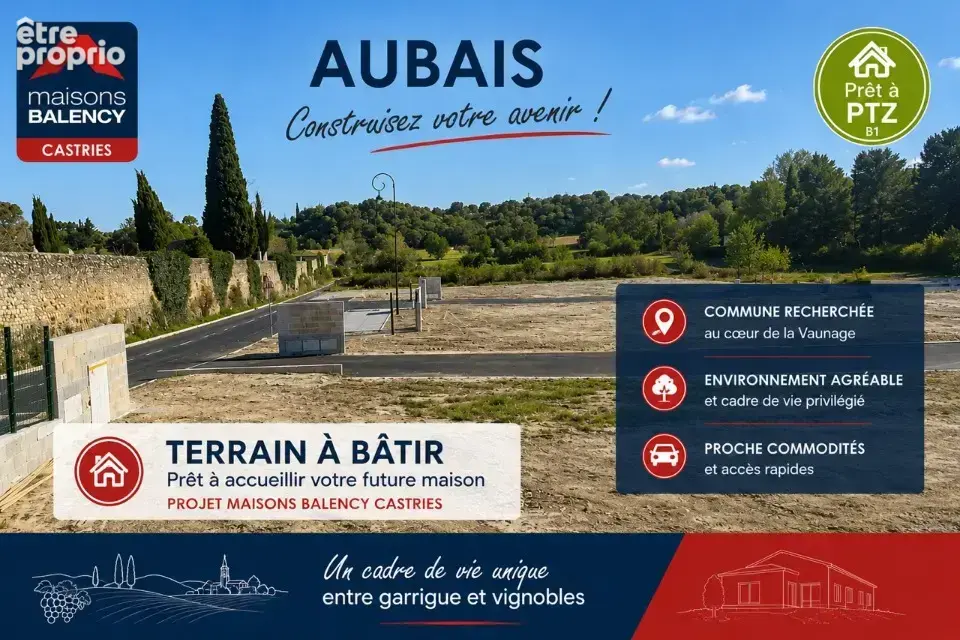 Terrain à AUBAIS