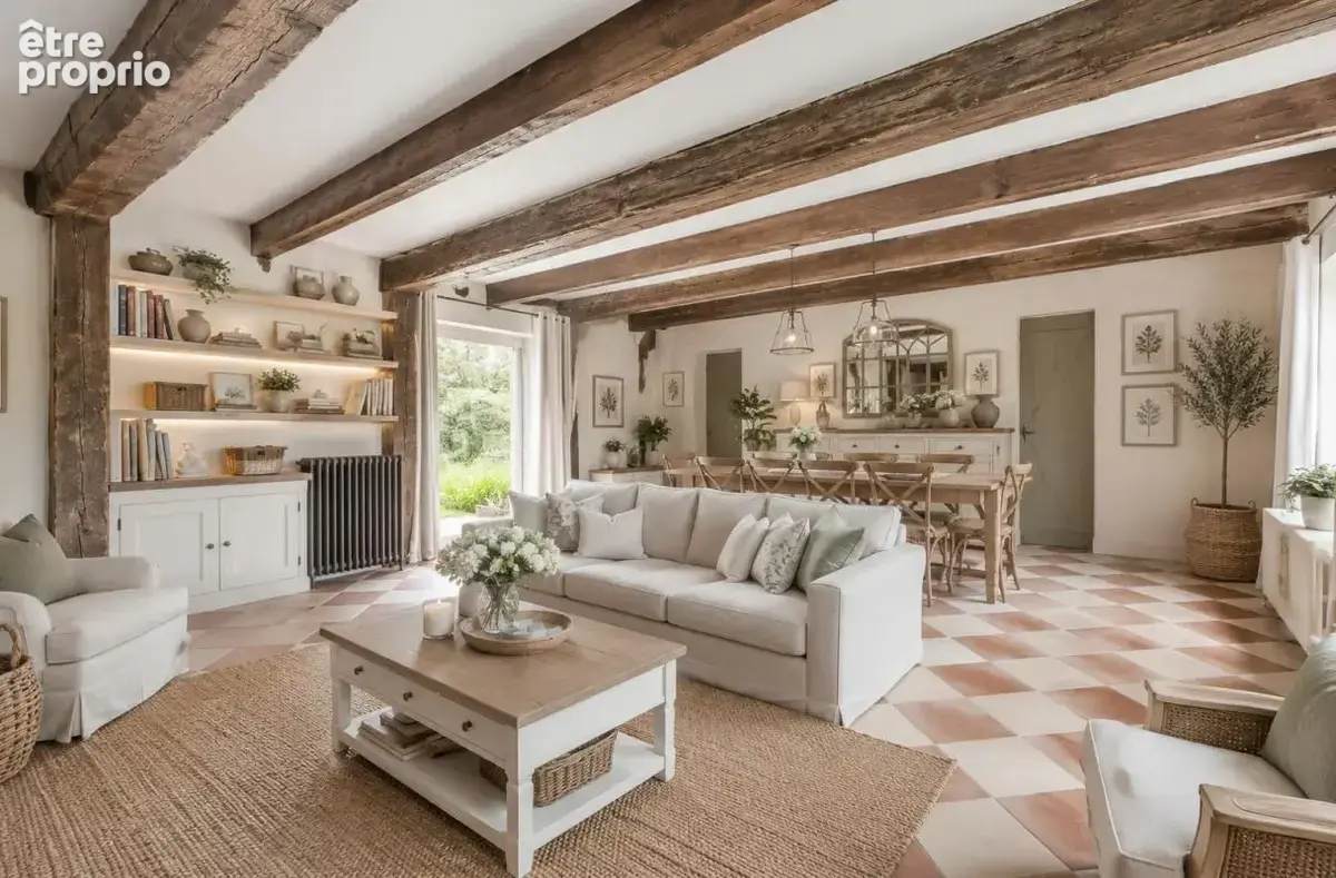 Jolie Propriété Normande et son jardin arboré. Trouville Sur Mer 8 pièce(s) 200 m2 - photo 6