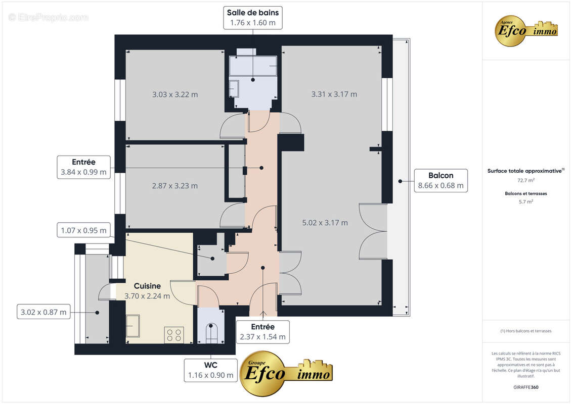 Appartement à SAINT-LOUIS