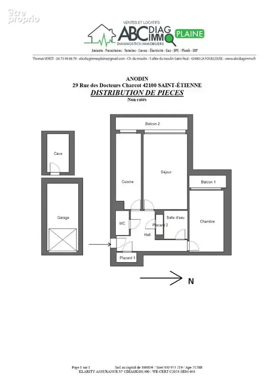 Appartement F2, balcon. - photo 6