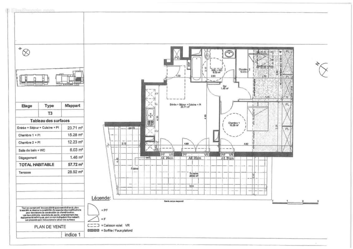 Appartement à TOULOUSE