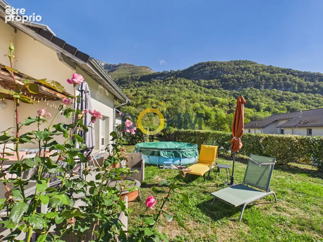 Saint alban leysse - a vendre maison contemporaine avec vue montagnes dans un cadre campagnard - photo 12