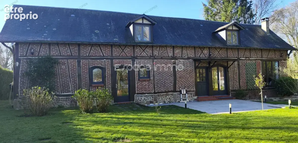Ancienne grange rénovée vivable de plain pied - 6 pièces - 129m² - QUINCAMPOIX - photo 2