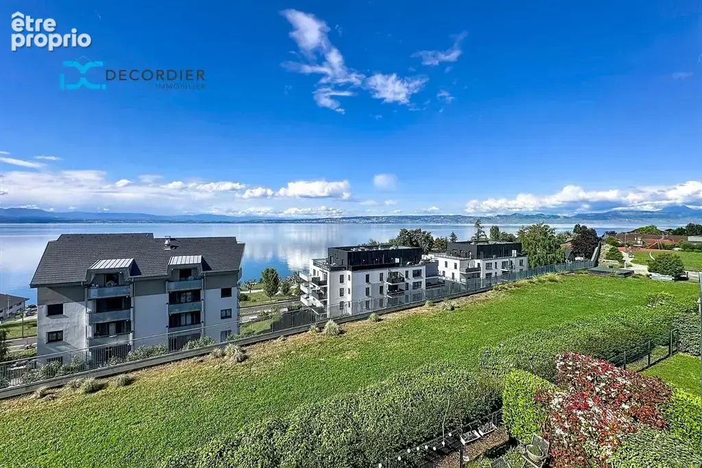 Evian centre gare t4 vue lac - photo 2
