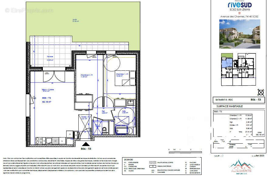 avendre-programme-neuf-rive-sud-sciez-alpesvente-sciez - Appartement à SCIEZ