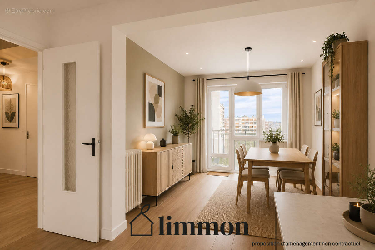 Appartement 68 m² à Villeurbanne  - photo 3