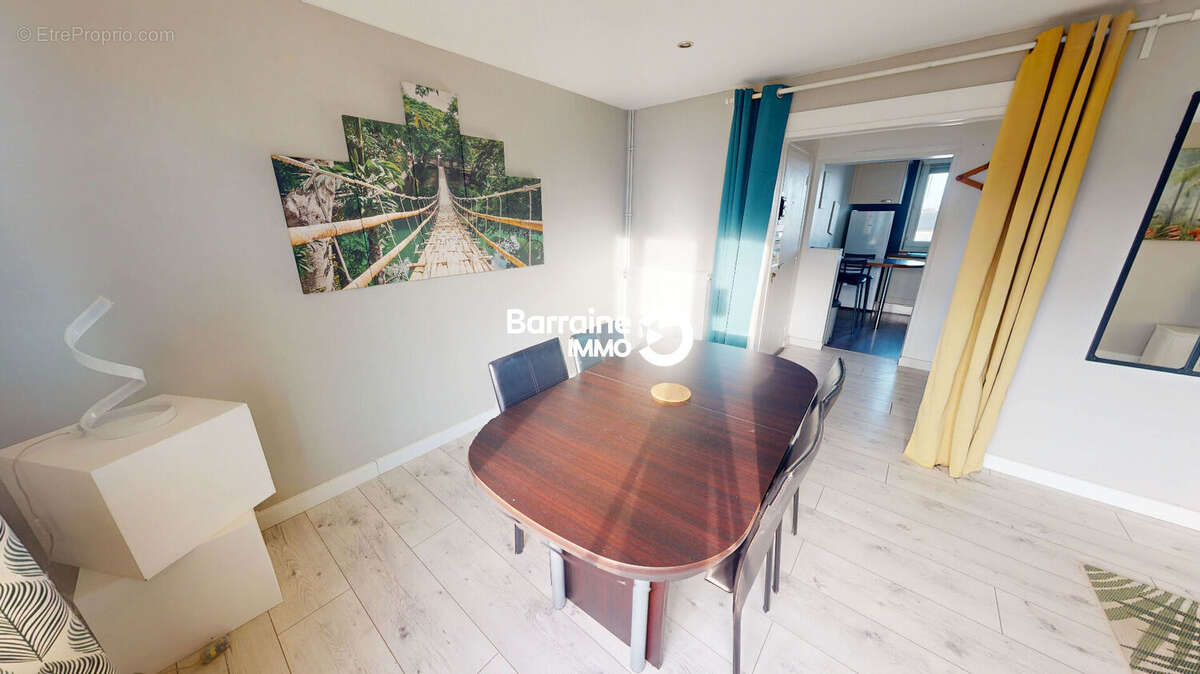 Exclusivité a vendre brest dourjacq appartement t5 79,56 m² dernier étage balcon vue dégagée parking - photo 16