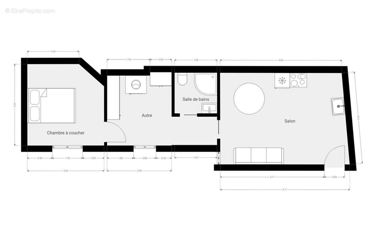 Appartement à PARIS-3E