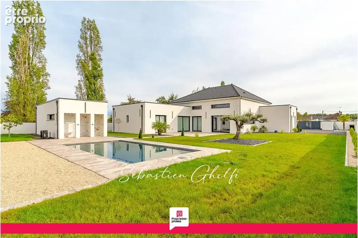 belle maison contemporaine avec 5 chambres-piscine-grand garage - photo 17