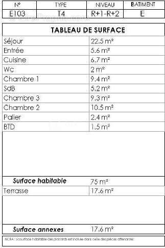 Appartement à MONTEVRAIN