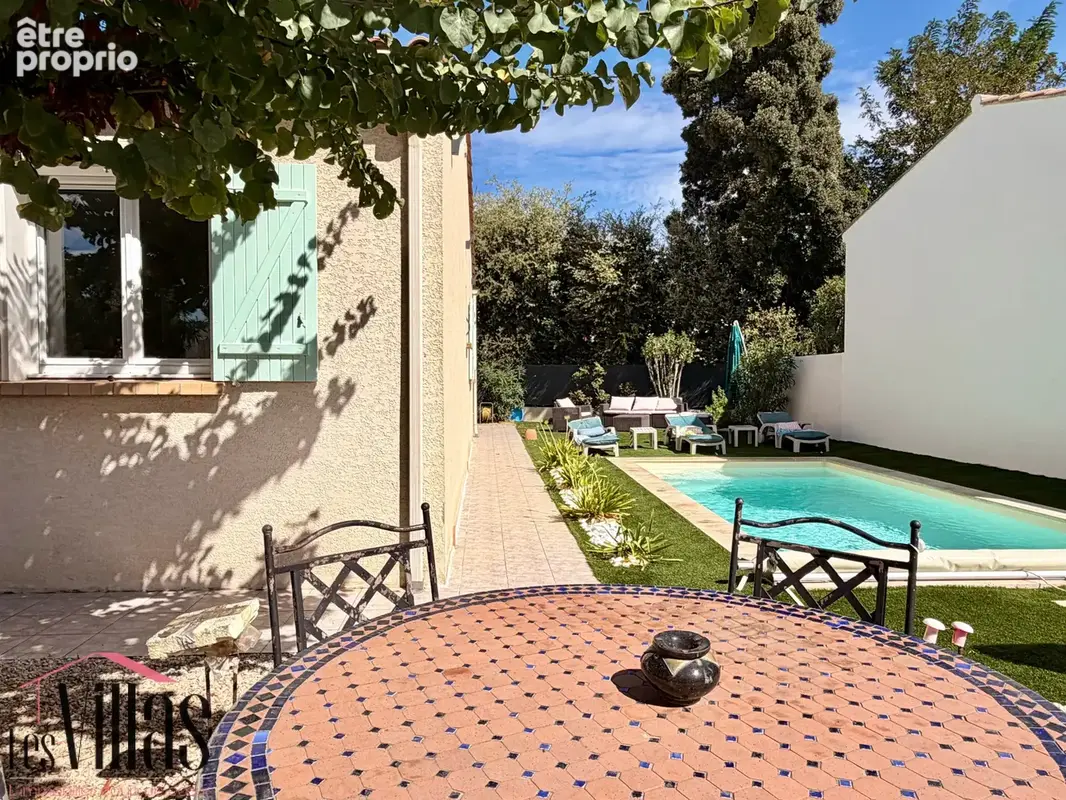 A 5 min de Narbonne   Plain pied avec piscine et grand garage, au calme - photo 1