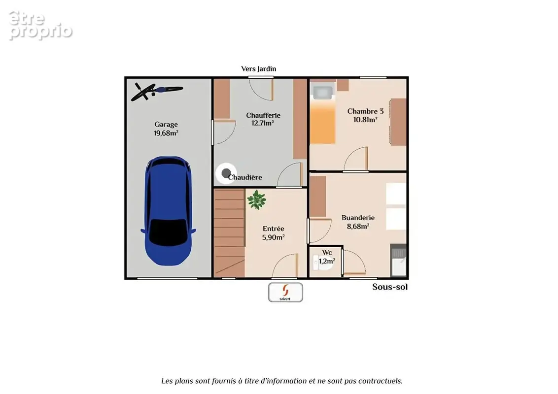 A vendre Maison 3 chambres et un bureau. - photo 13