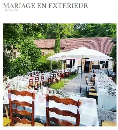 Domaine evenementiels mariages anniversaires cousinade - photo 10