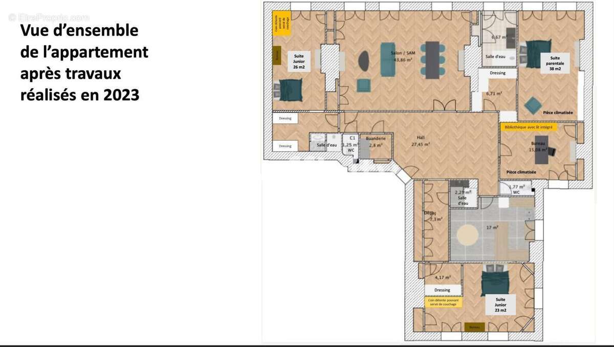 Appartement à LYON-6E