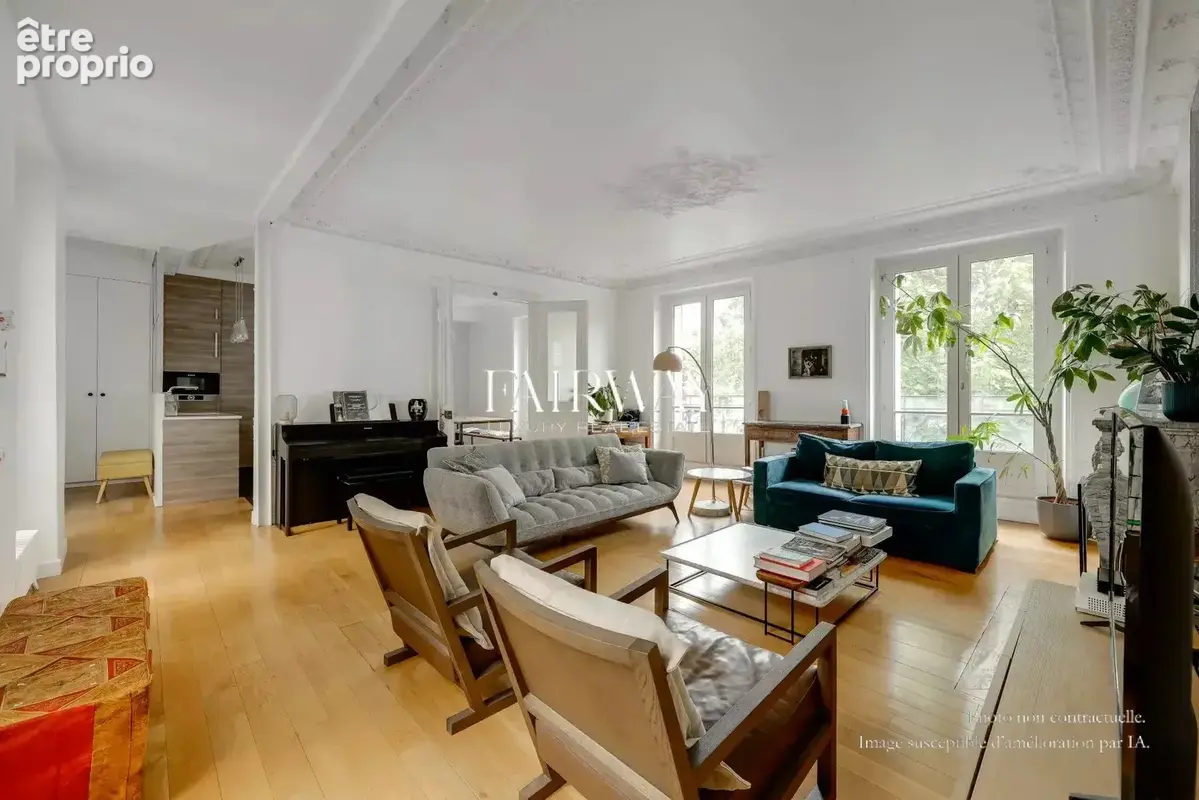 Appartement Familial de 111 m² avec 3 Chambres et Double Séjour - Haut Marais Paris - photo 2