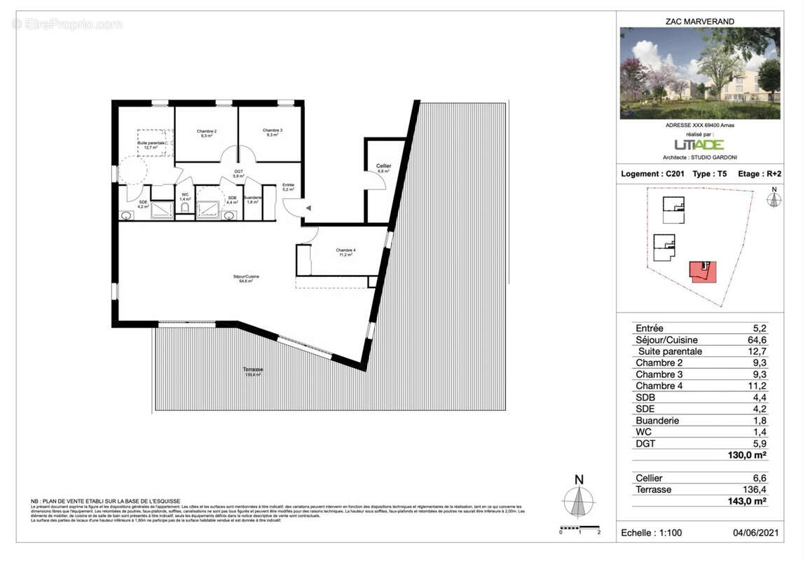 Appartement à ARNAS