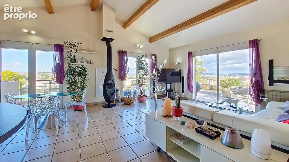 Propriété superbe vue - secteur Pezenas - Villa + 2 gites- Terrain 1 797 m2 - photo 7