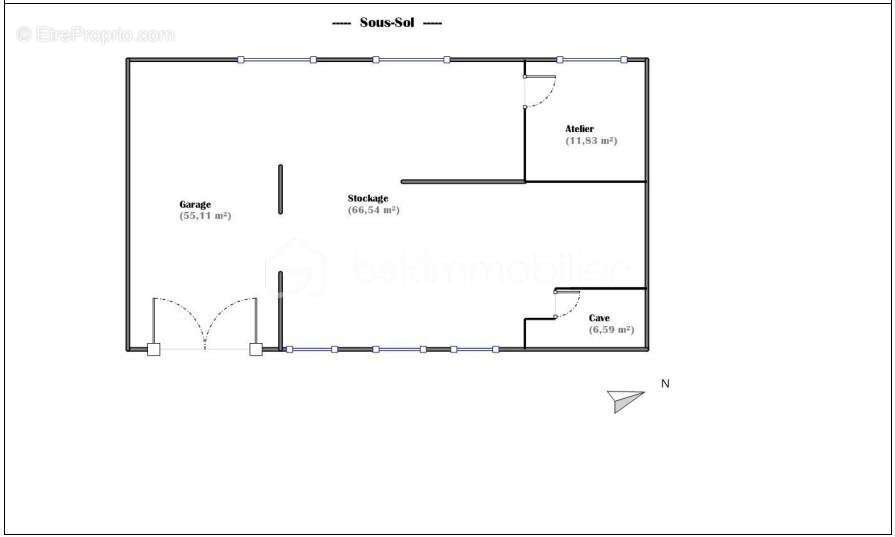Rare ! Maison de plain-pied à Anglefort avec sous-sol de 140 m² + grand abri voiture 72 m - photo 15